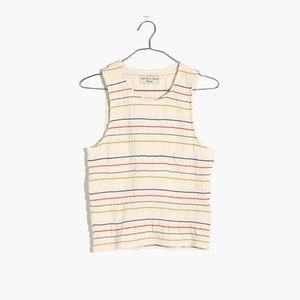 Madewell striped tank